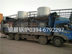 2台40万大卡生物质热风炉发货